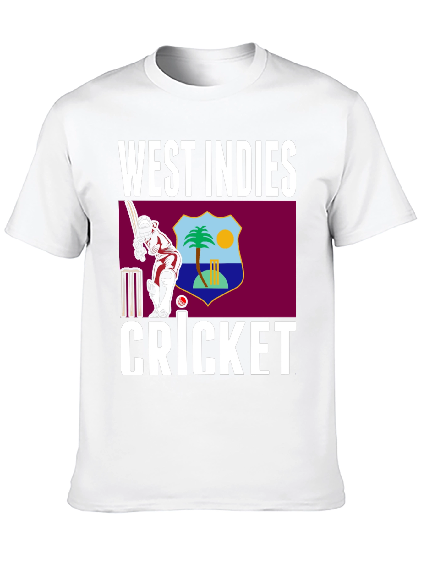 West Indies Cricket T-Shirt - Fan Apparel