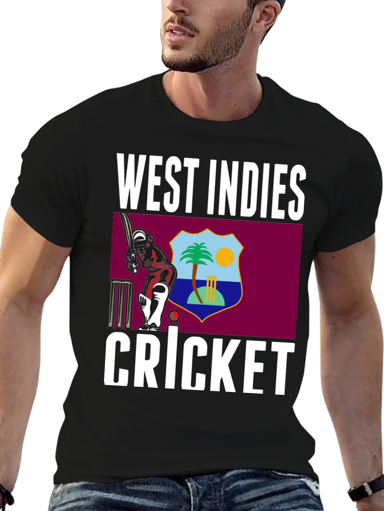 West Indies Cricket T-Shirt - Fan Apparel