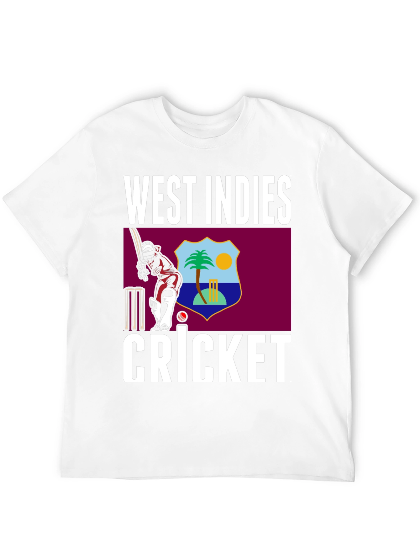 West Indies Cricket T-Shirt - Fan Apparel