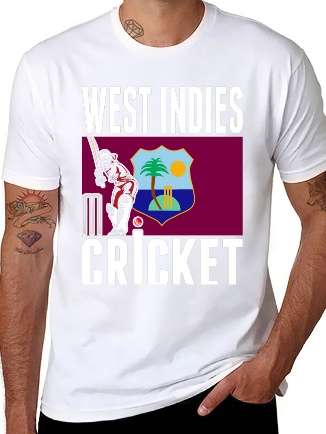 West Indies Cricket T-Shirt - Fan Apparel