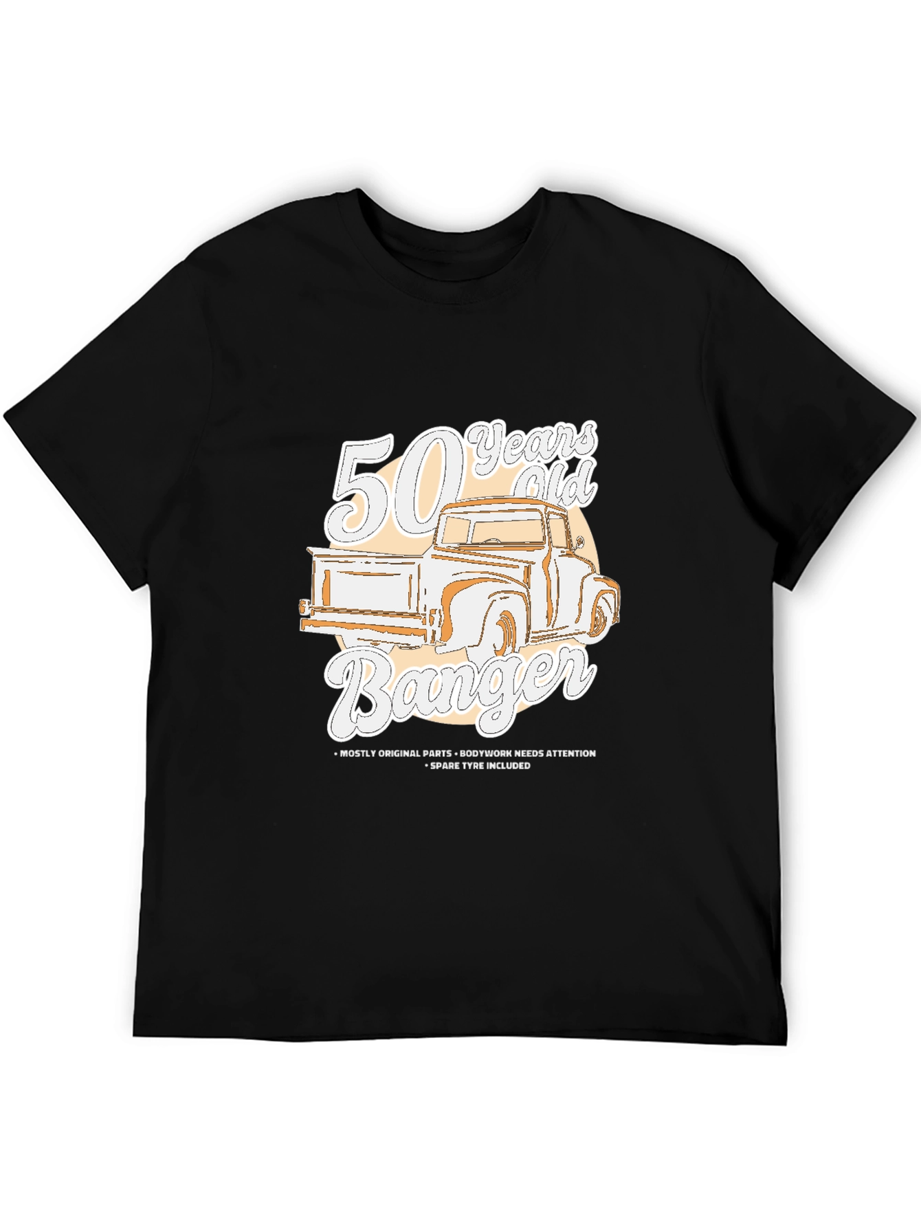 50 Years Old Banger Truck Graphic Tee