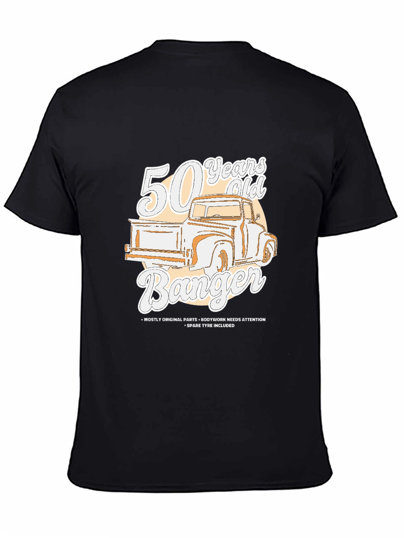 50 Years Old Banger Truck Graphic Tee