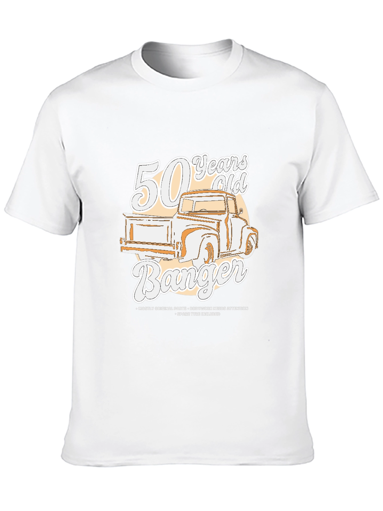 50 Years Old Banger Truck Graphic Tee