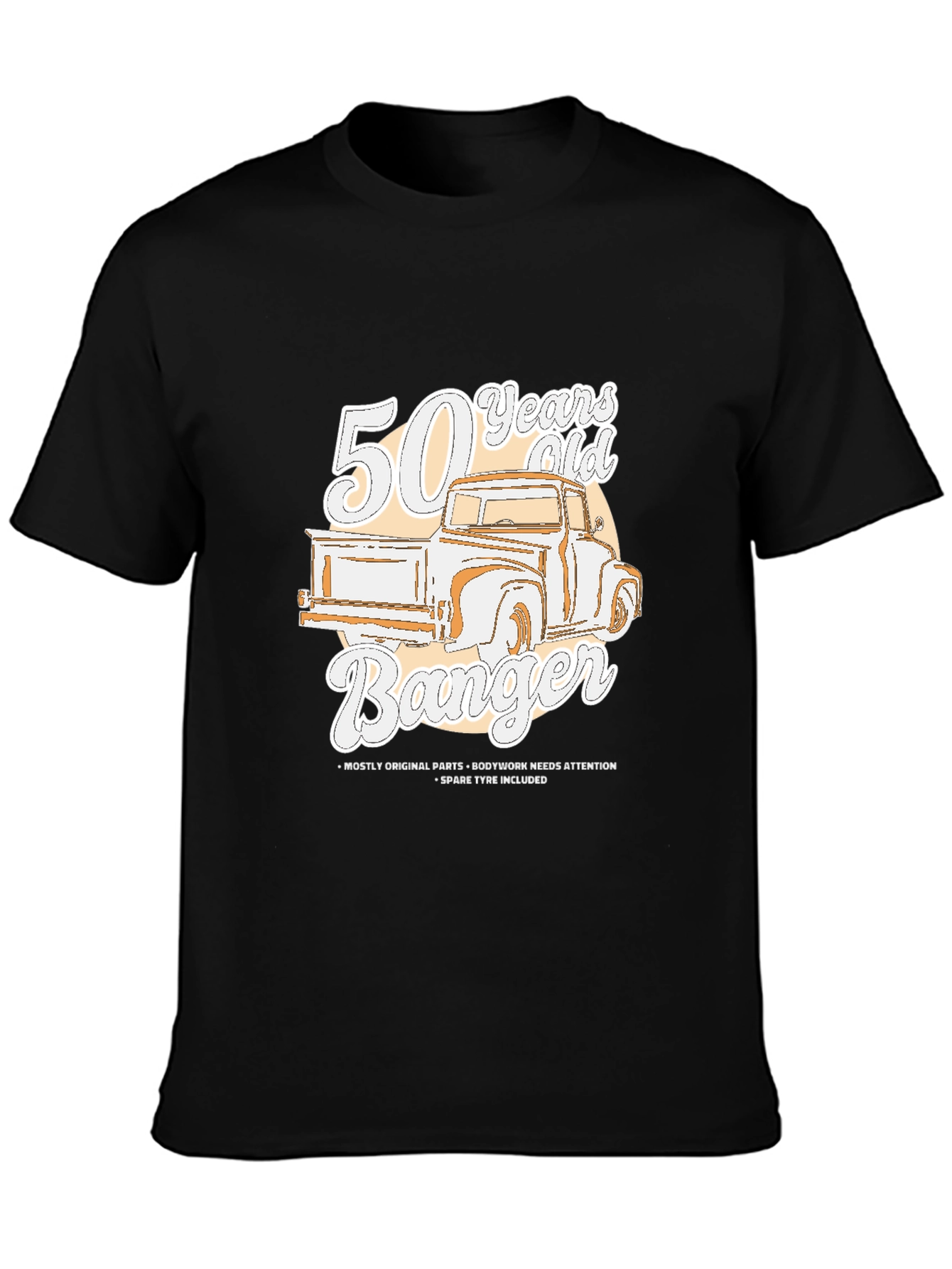 50 Years Old Banger Truck Graphic Tee