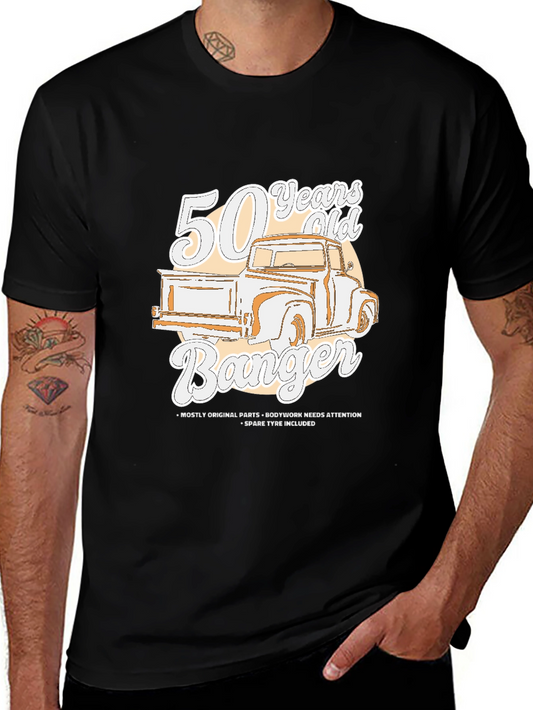 50 Years Old Banger Truck Graphic Tee