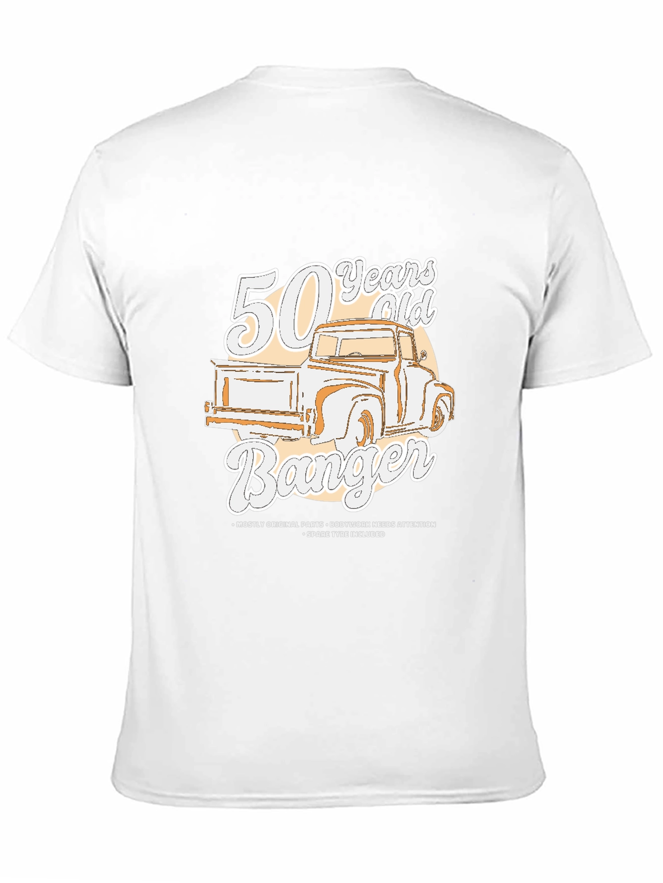 50 Years Old Banger Truck Graphic Tee
