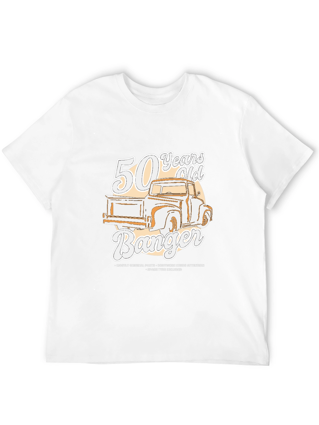 50 Years Old Banger Truck Graphic Tee