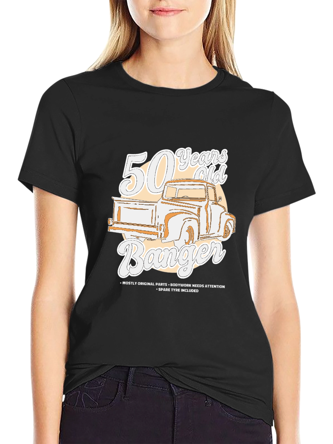50 Years Old Banger Truck Graphic Tee