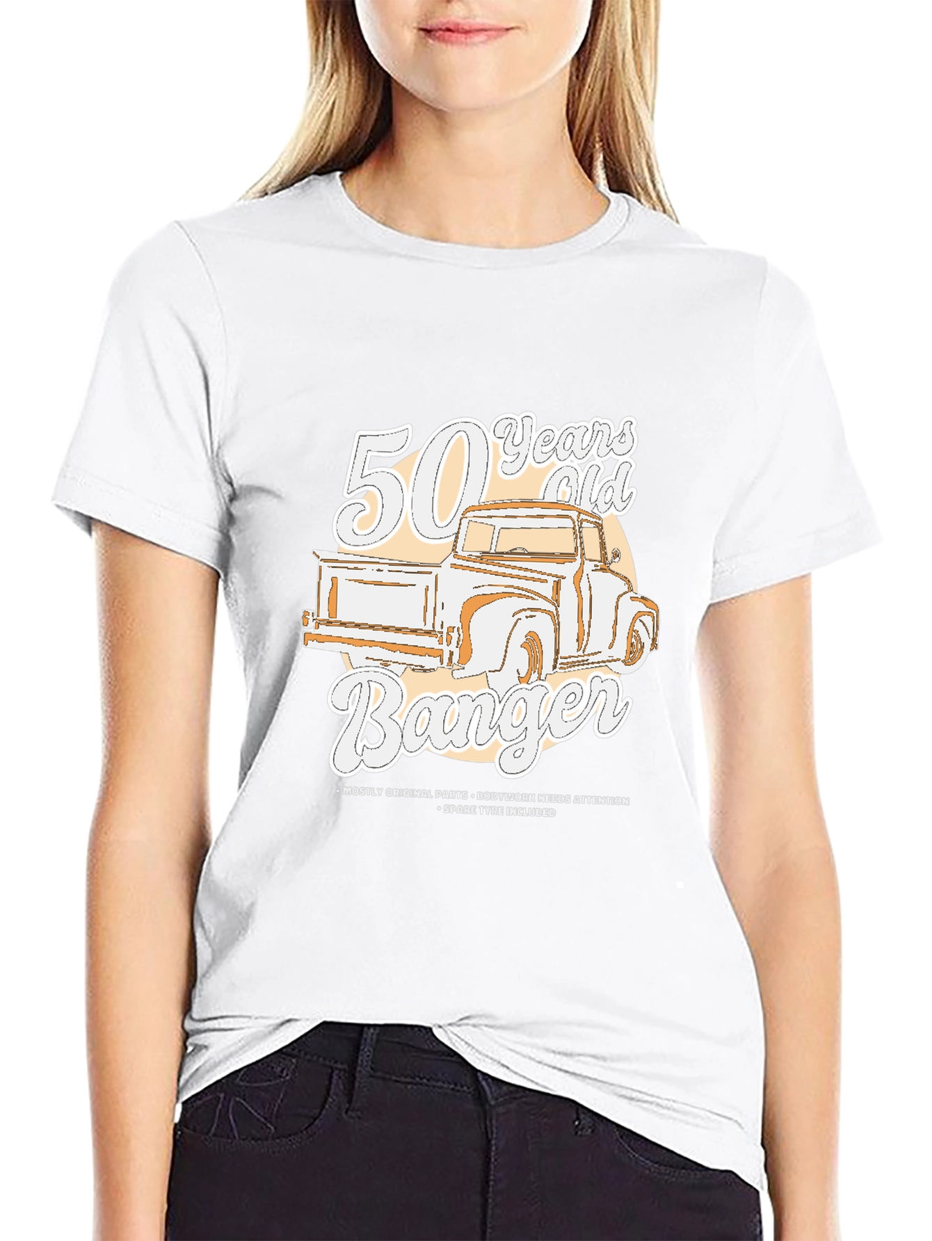 50 Years Old Banger Truck Graphic Tee