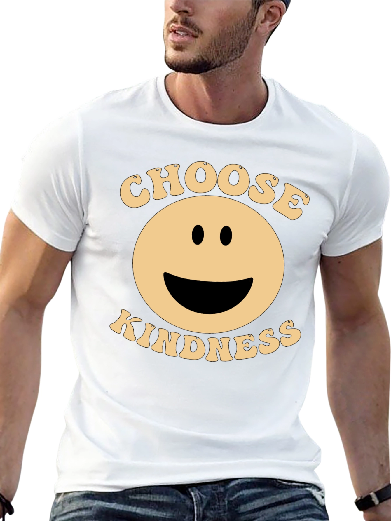 Choose Kindness Black Graphic T-Shirt