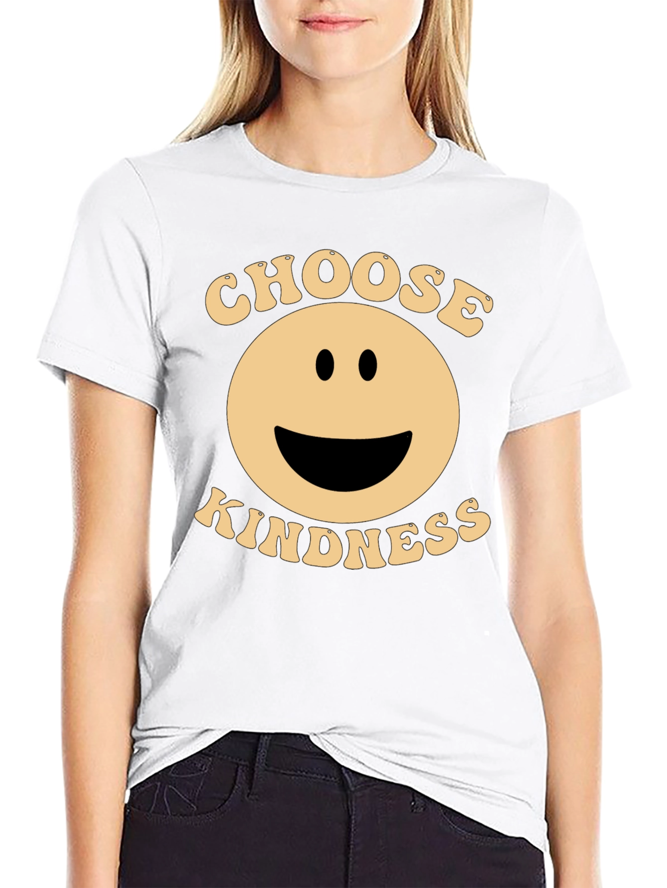 Choose Kindness Black Graphic T-Shirt