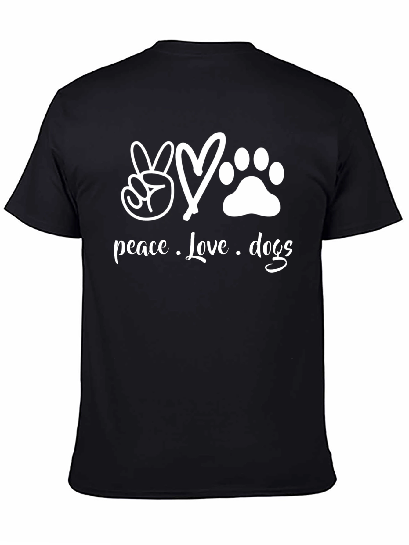 Peace Love Dogs Graphic Tee