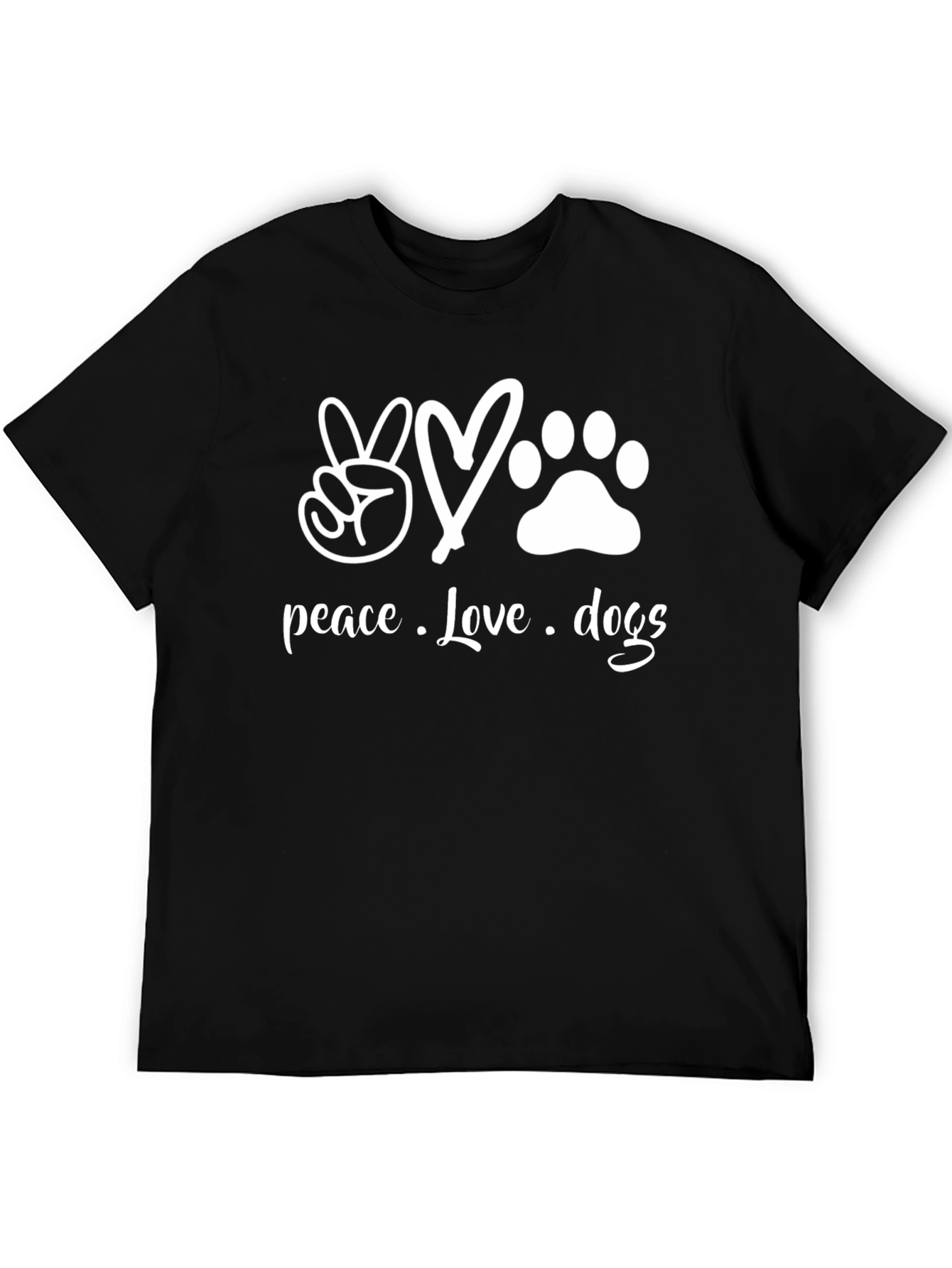 Peace Love Dogs Graphic Tee