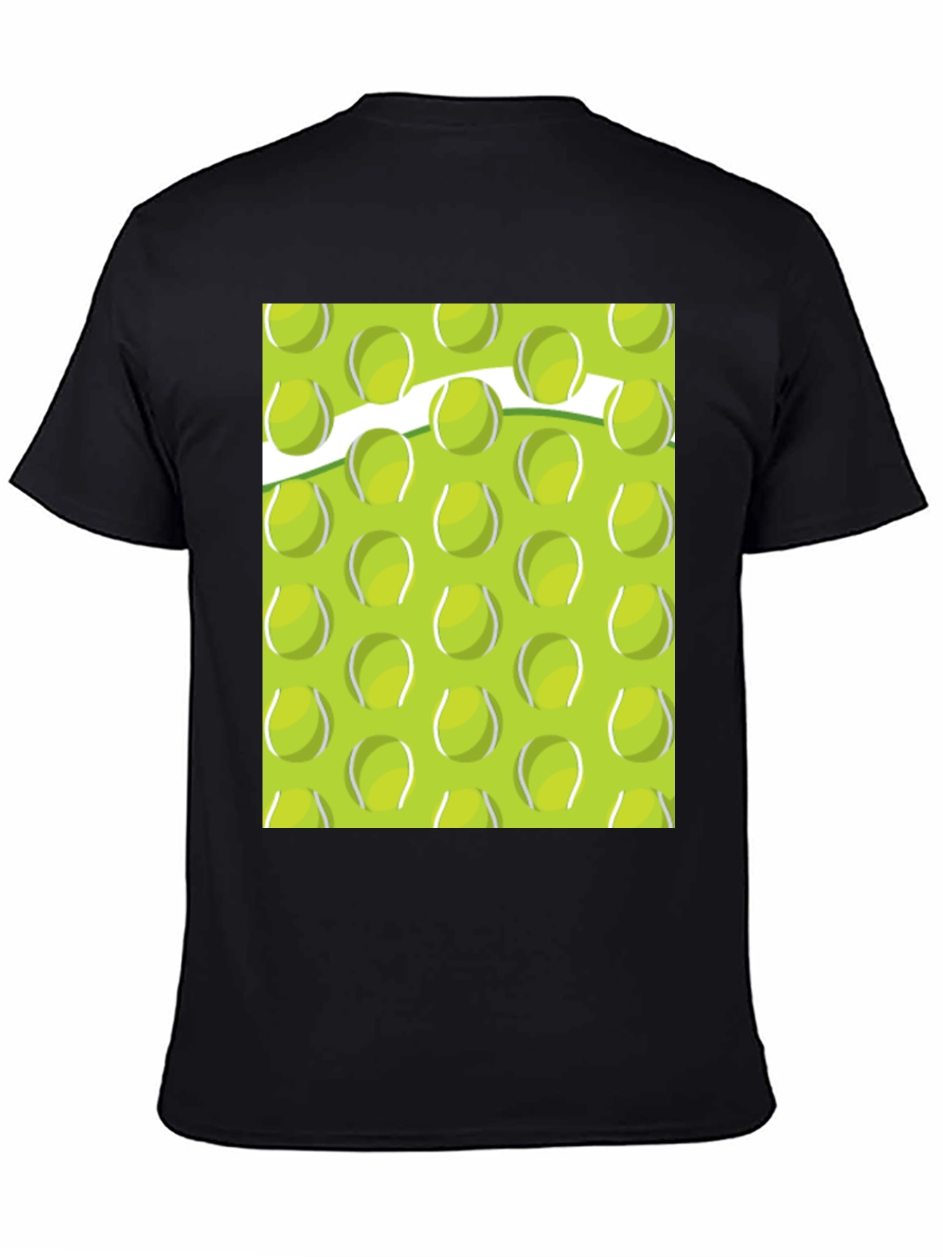 Tennis Ball Pattern T-Shirt