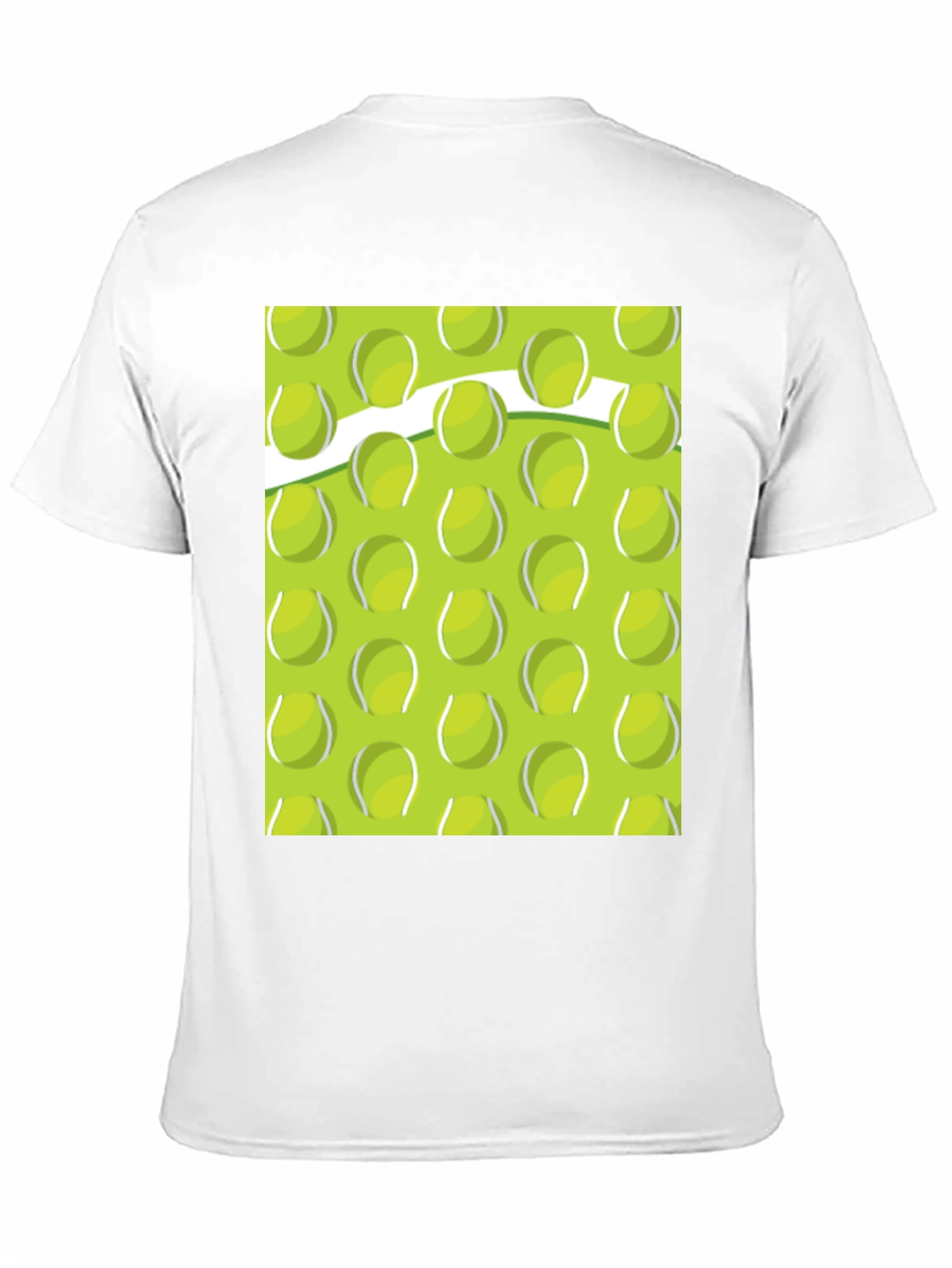 Tennis Ball Pattern T-Shirt