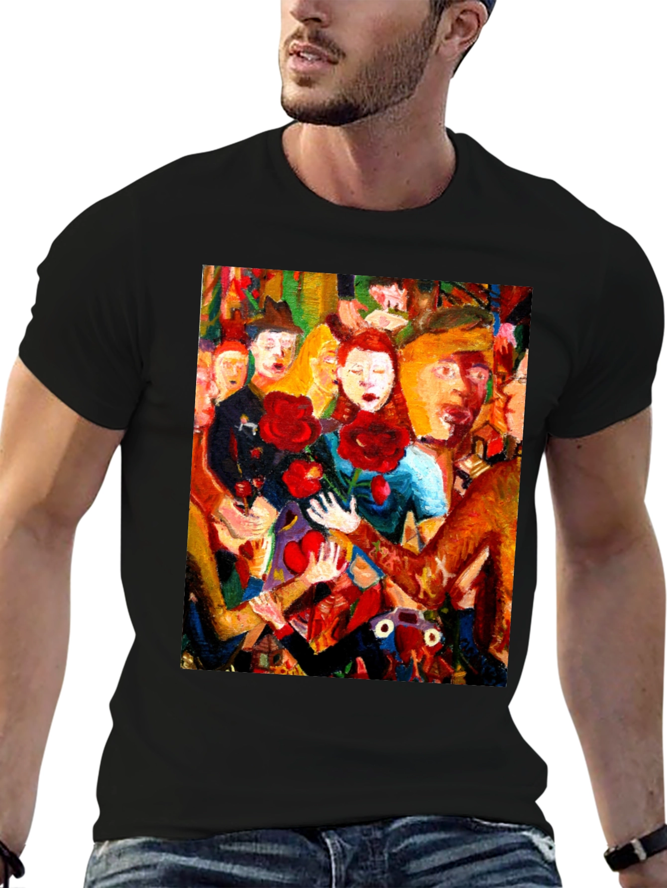 Expressionist Painting Graphic Tee