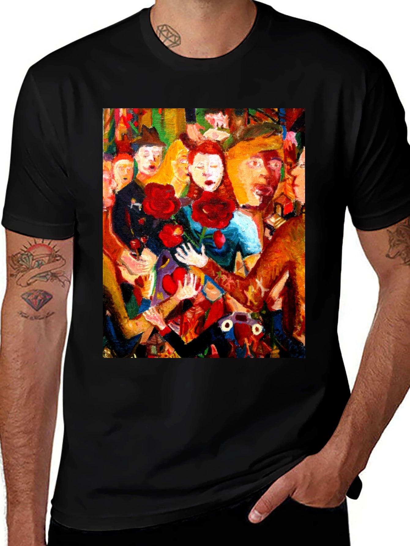Expressionist Painting Graphic Tee