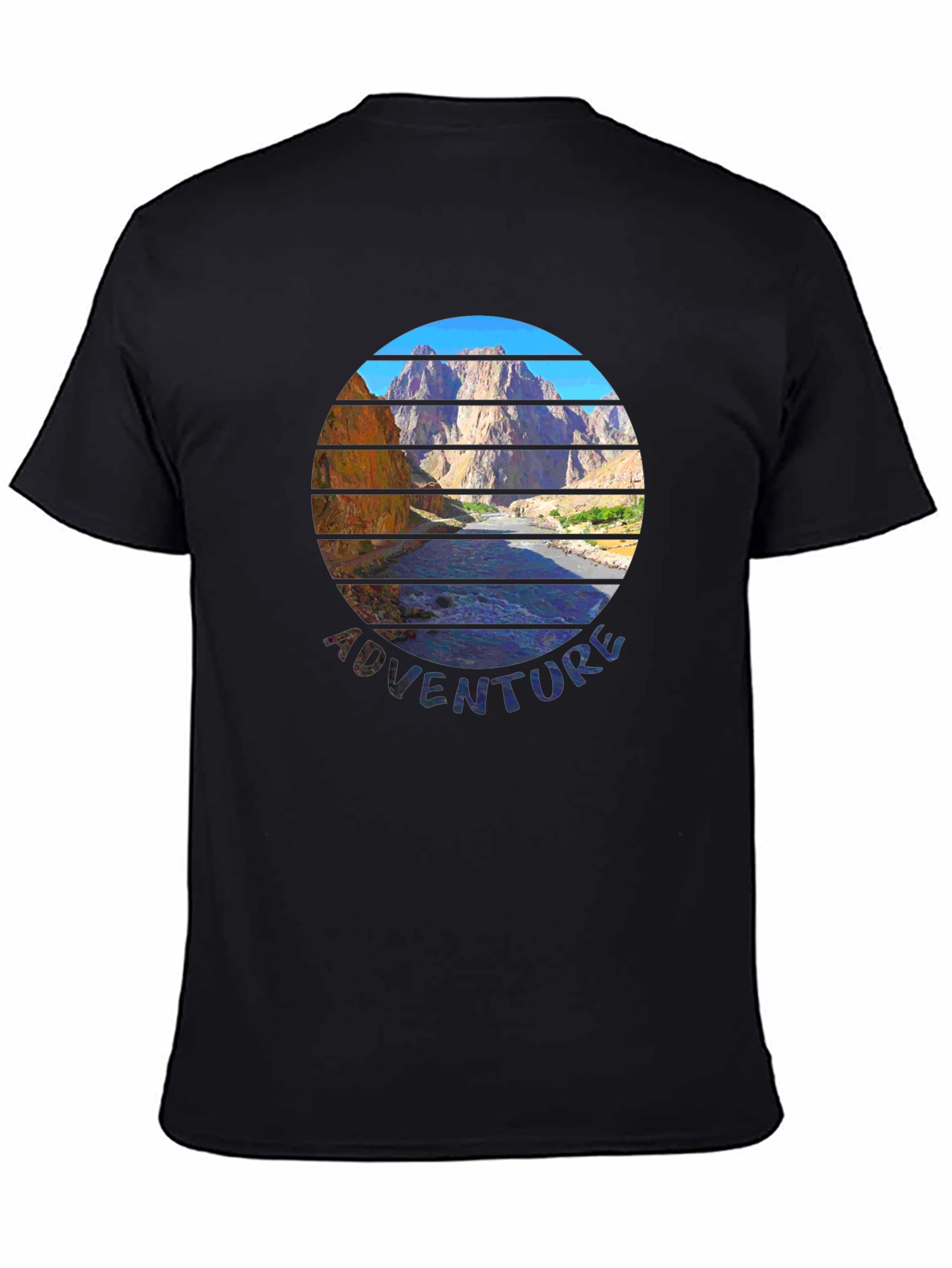 Adventure Mountain Scene Graphic Tee