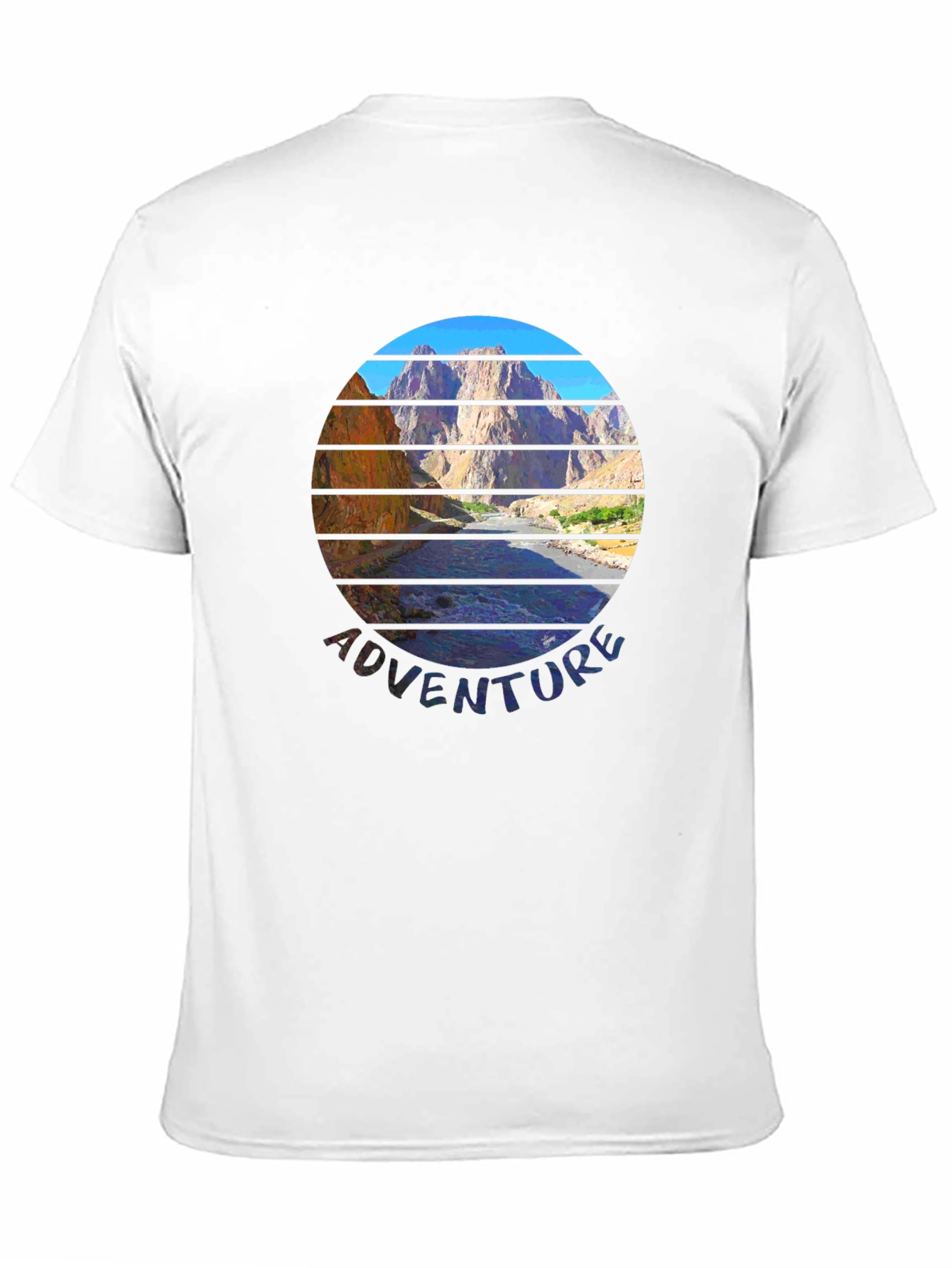 Adventure Mountain Scene Graphic Tee