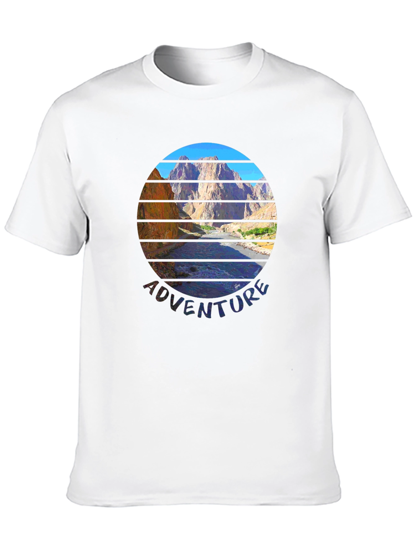 Adventure Mountain Scene Graphic Tee