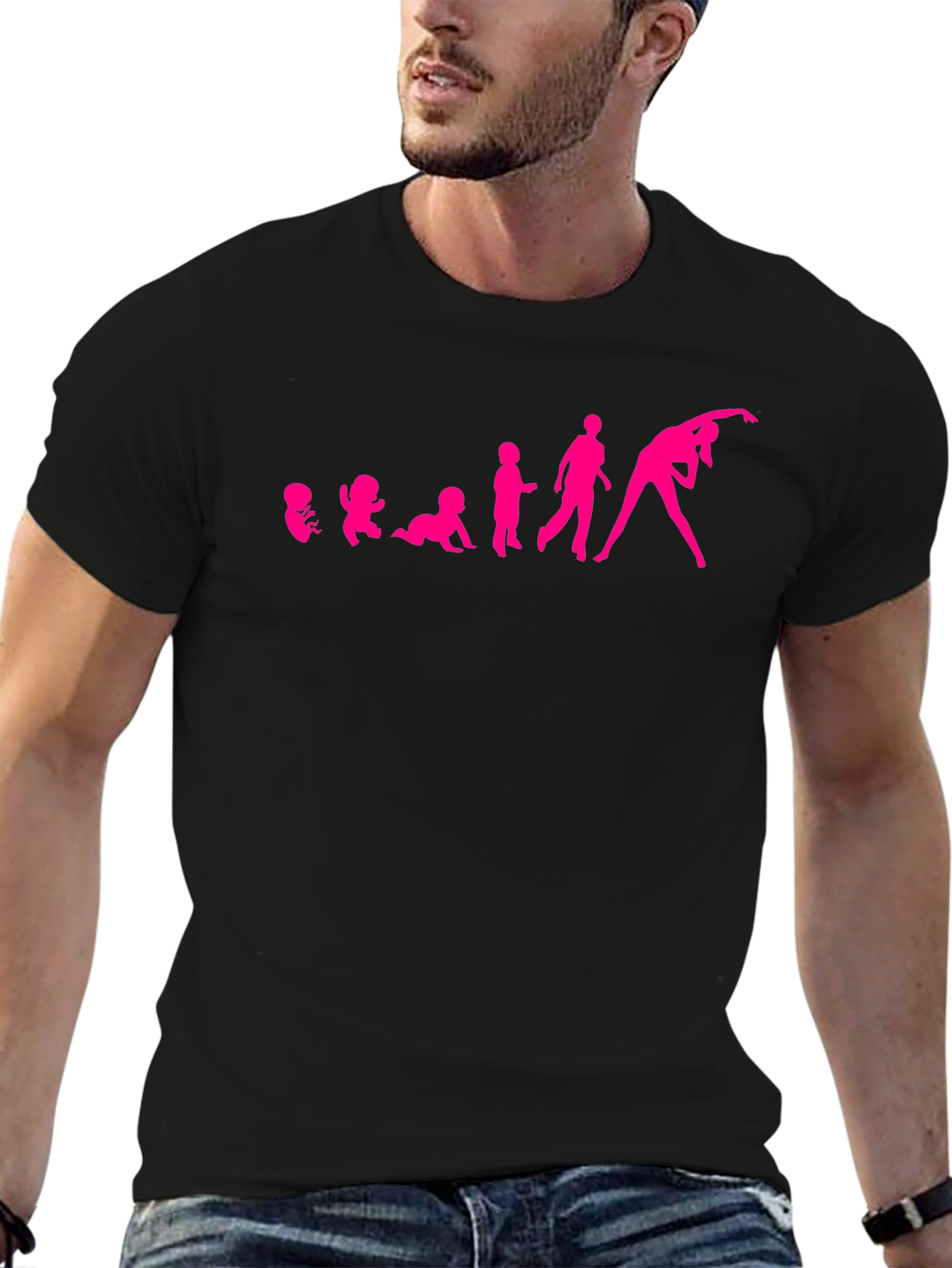 Evolution to Yoga Black T-Shirt