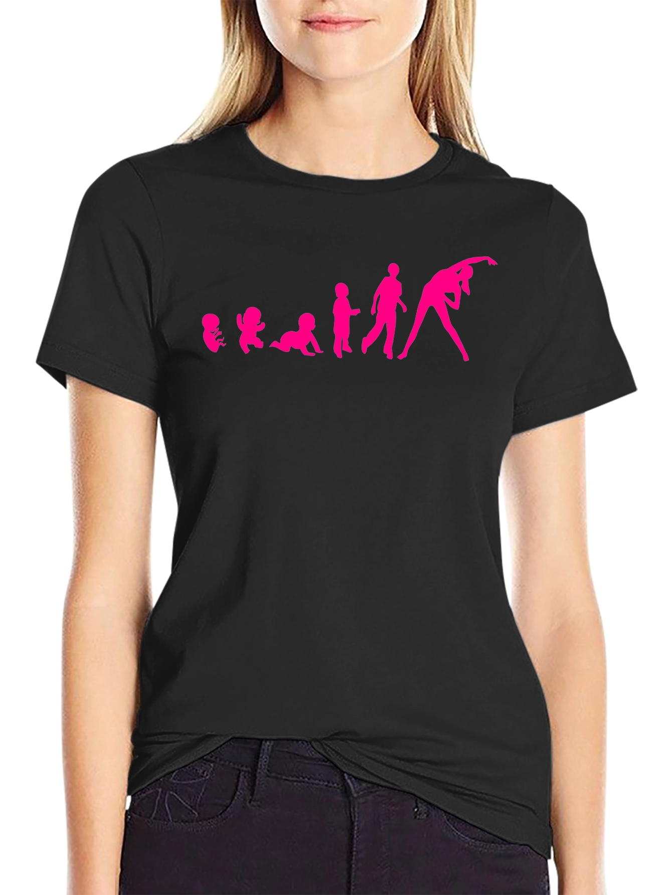 Evolution to Yoga Black T-Shirt