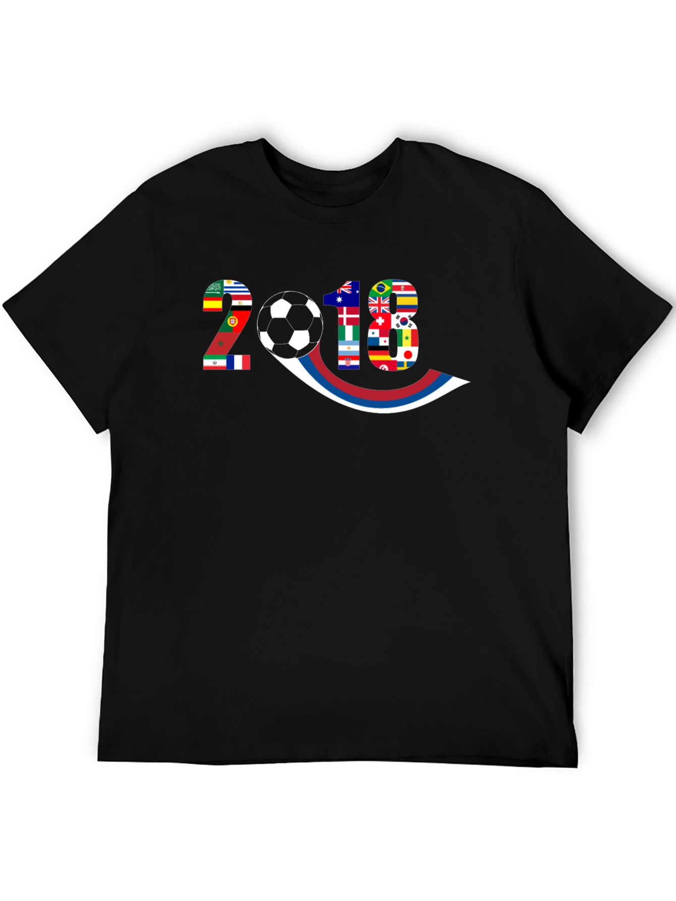 2018 World Cup Flags Graphic T-Shirt