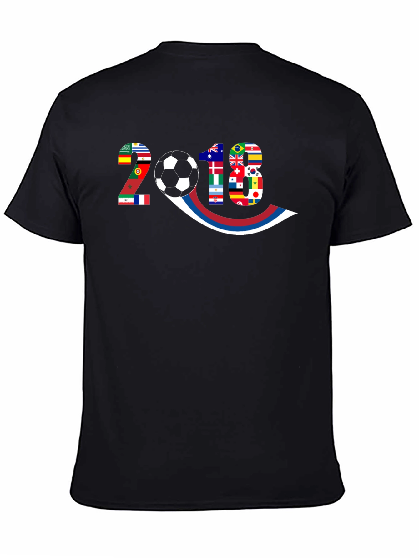 2018 World Cup Flags Graphic T-Shirt