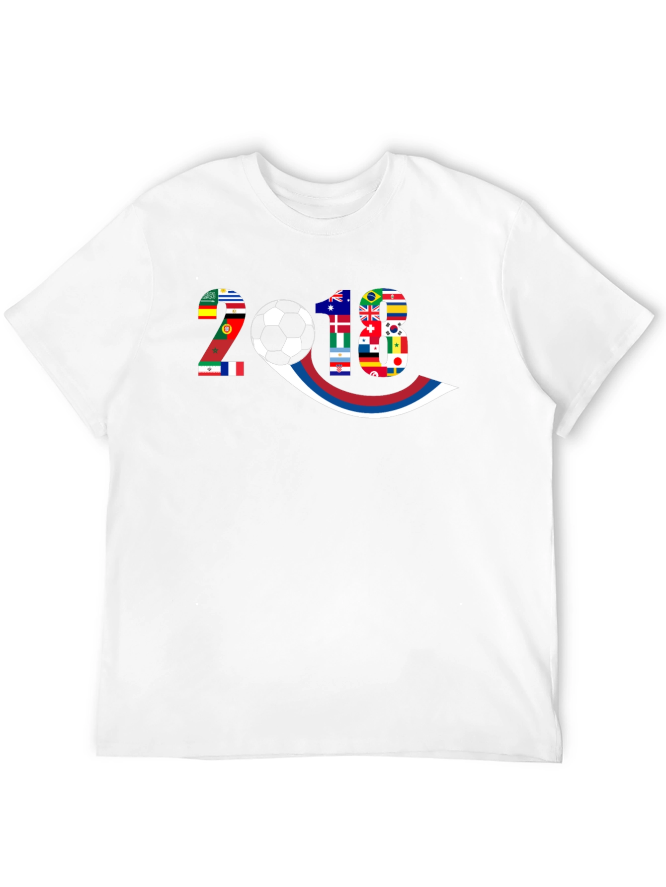 2018 World Cup Flags Graphic T-Shirt
