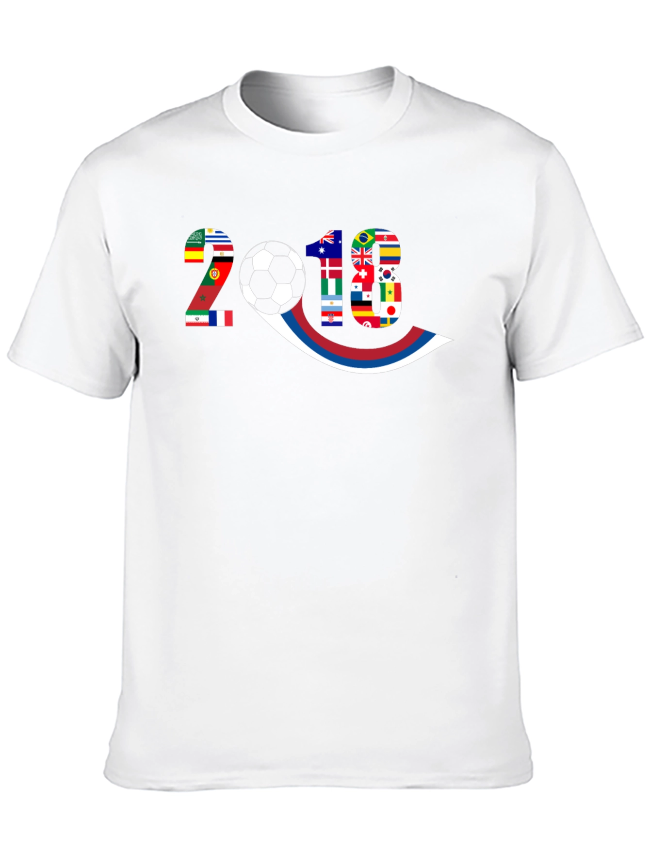 2018 World Cup Flags Graphic T-Shirt