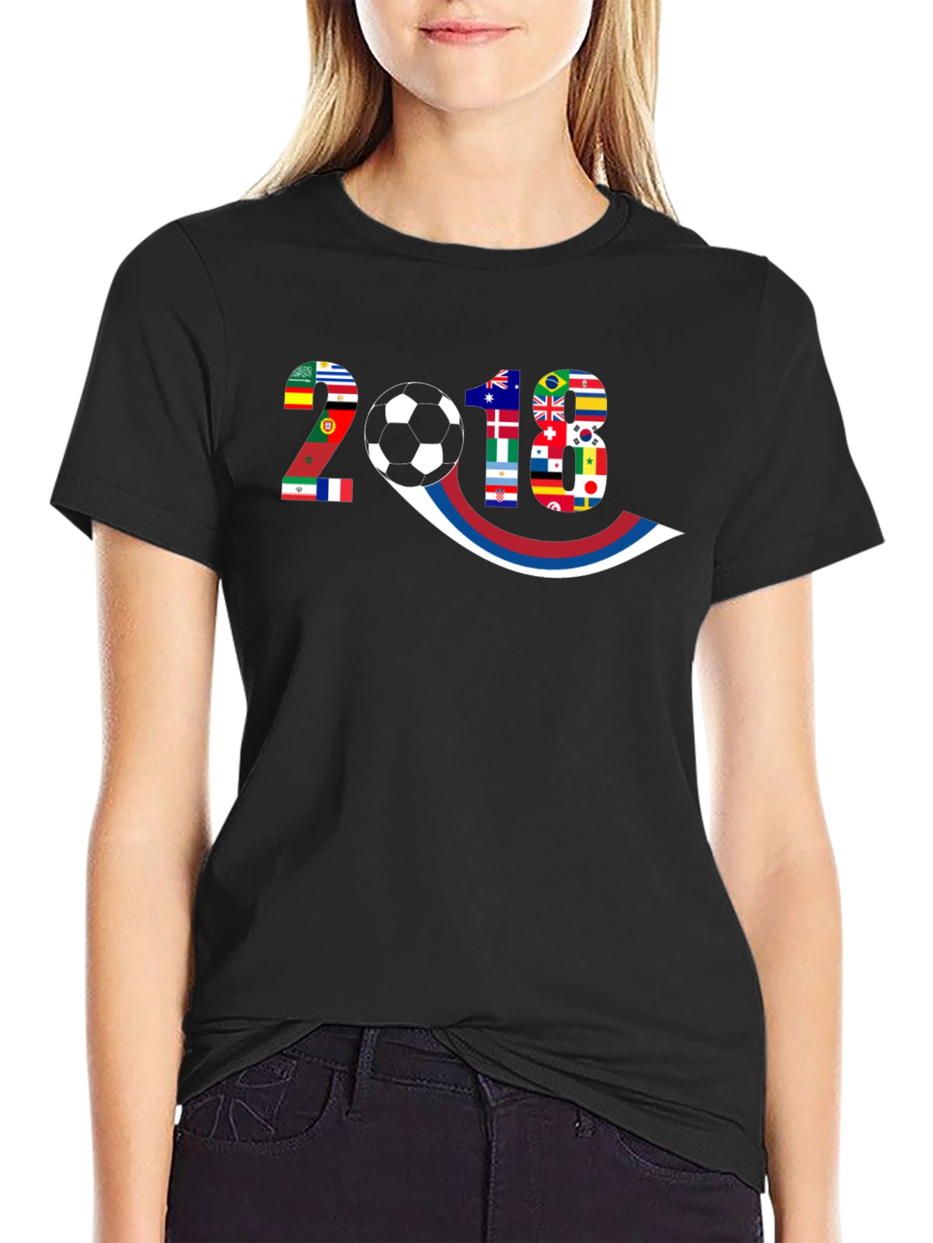 2018 World Cup Flags Graphic T-Shirt
