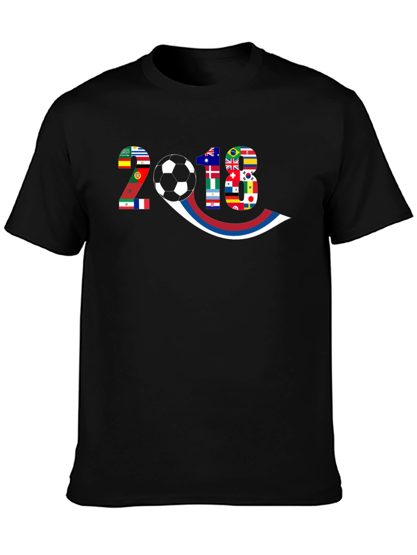 2018 World Cup Flags Graphic T-Shirt