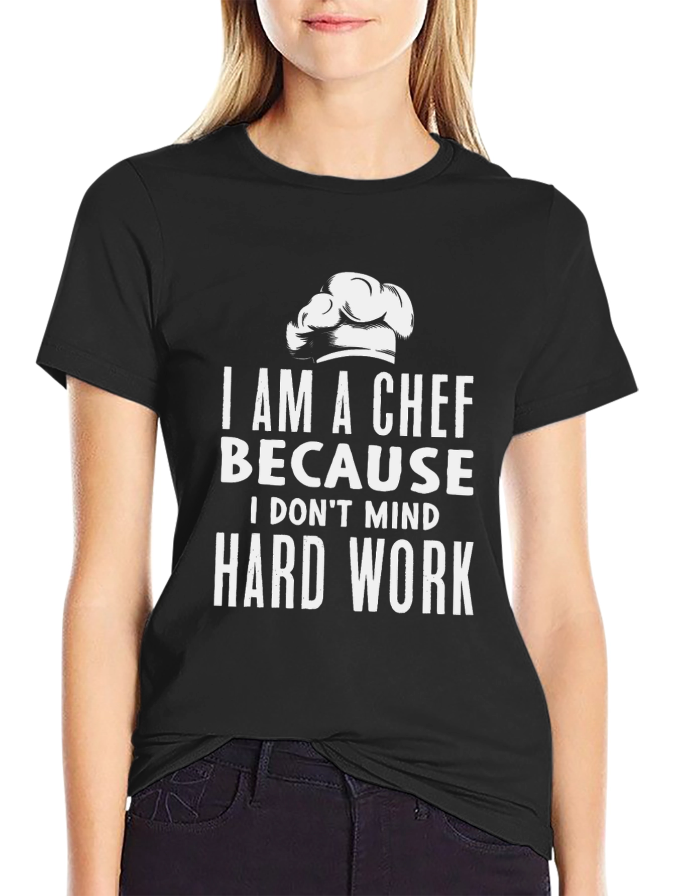 Chef Hard Work Black T-Shirt