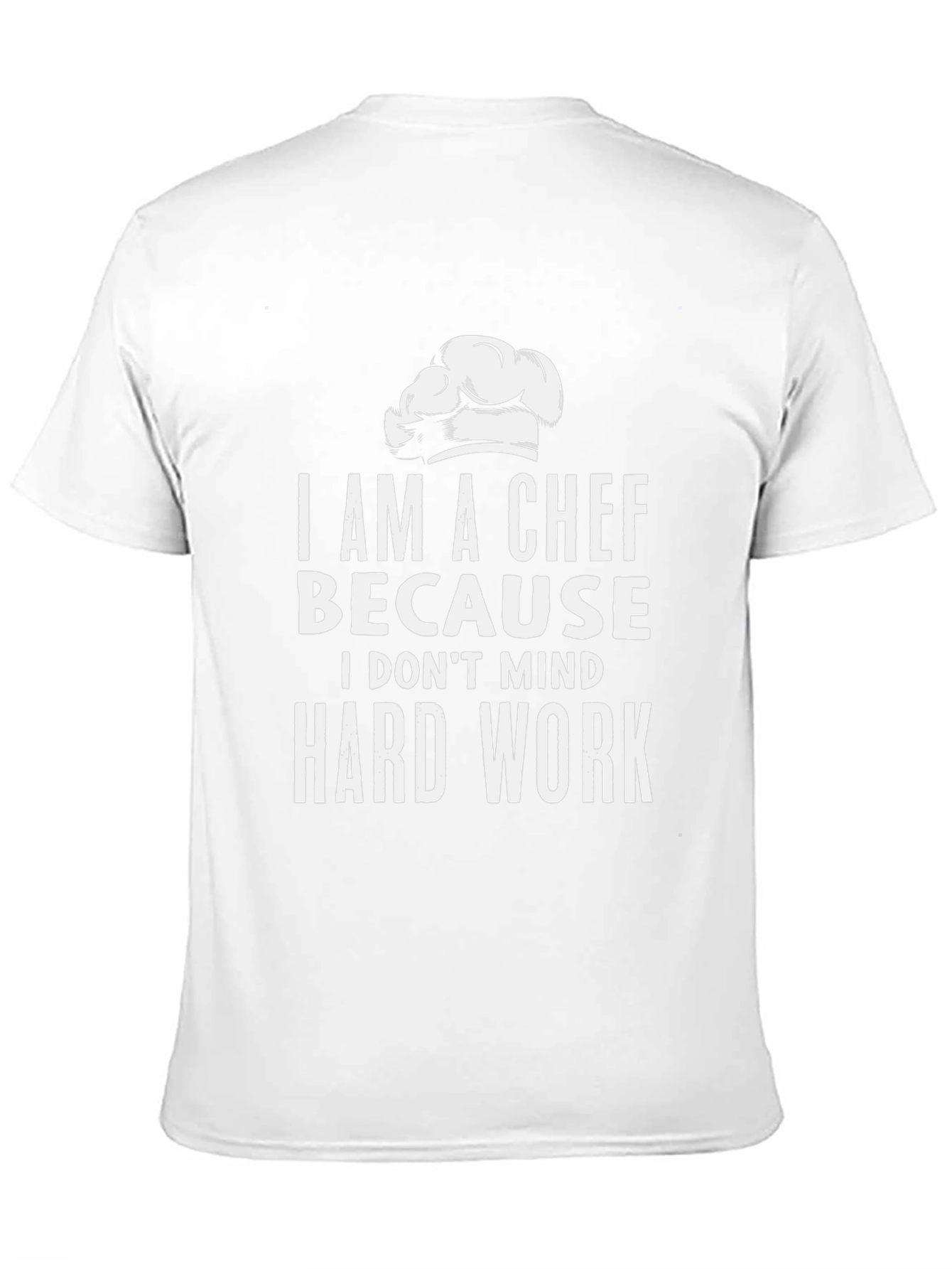 Chef Hard Work Black T-Shirt