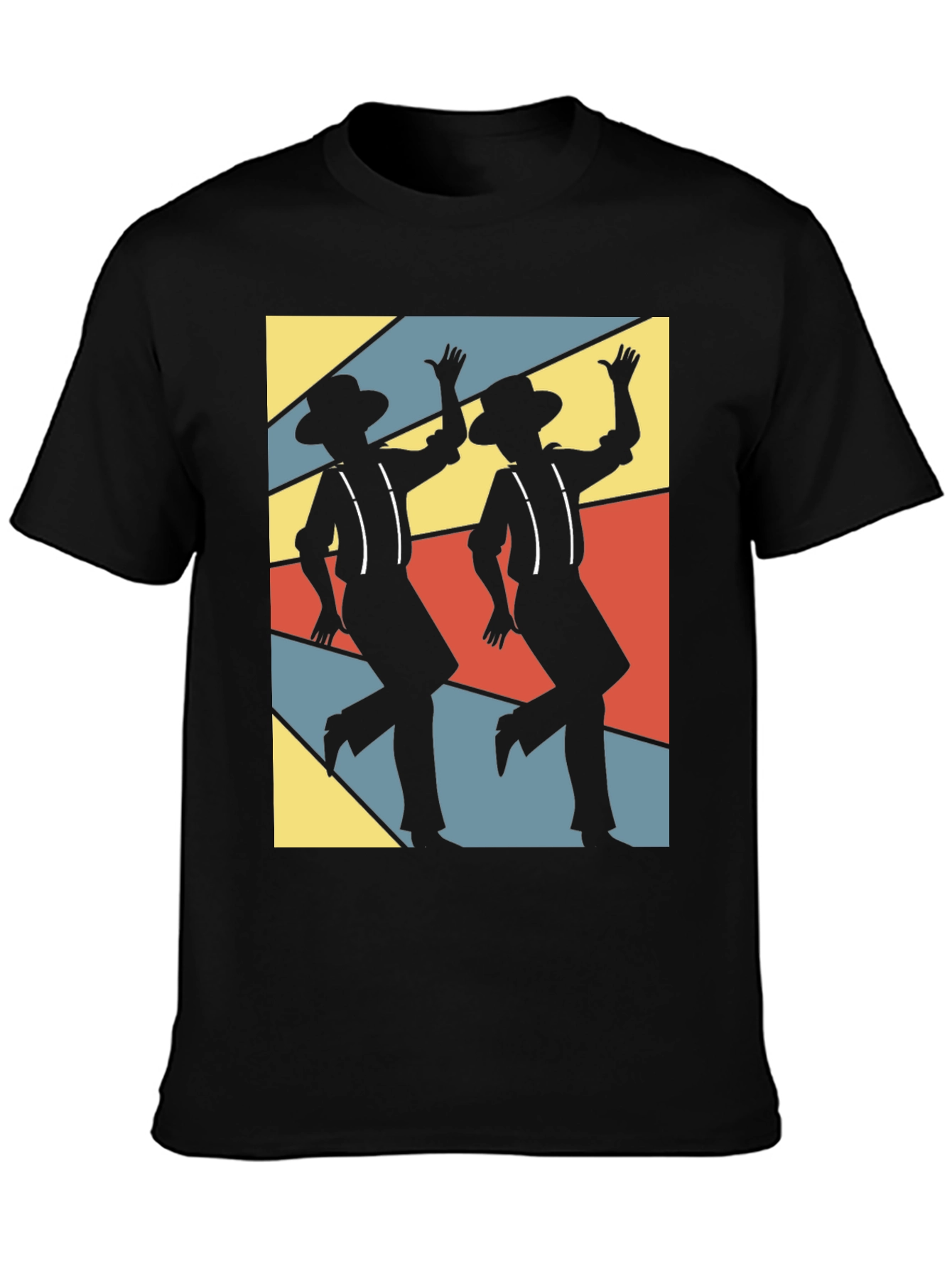 Retro Dance Duo T-Shirt - Funky Design
