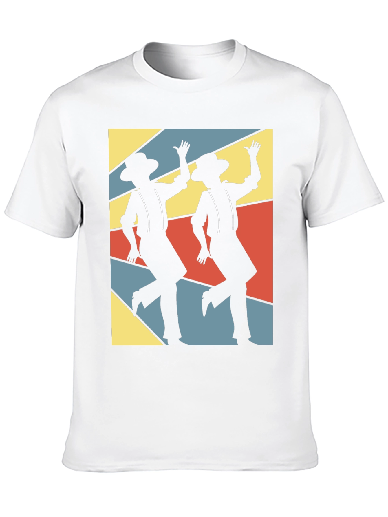Retro Dance Duo T-Shirt - Funky Design