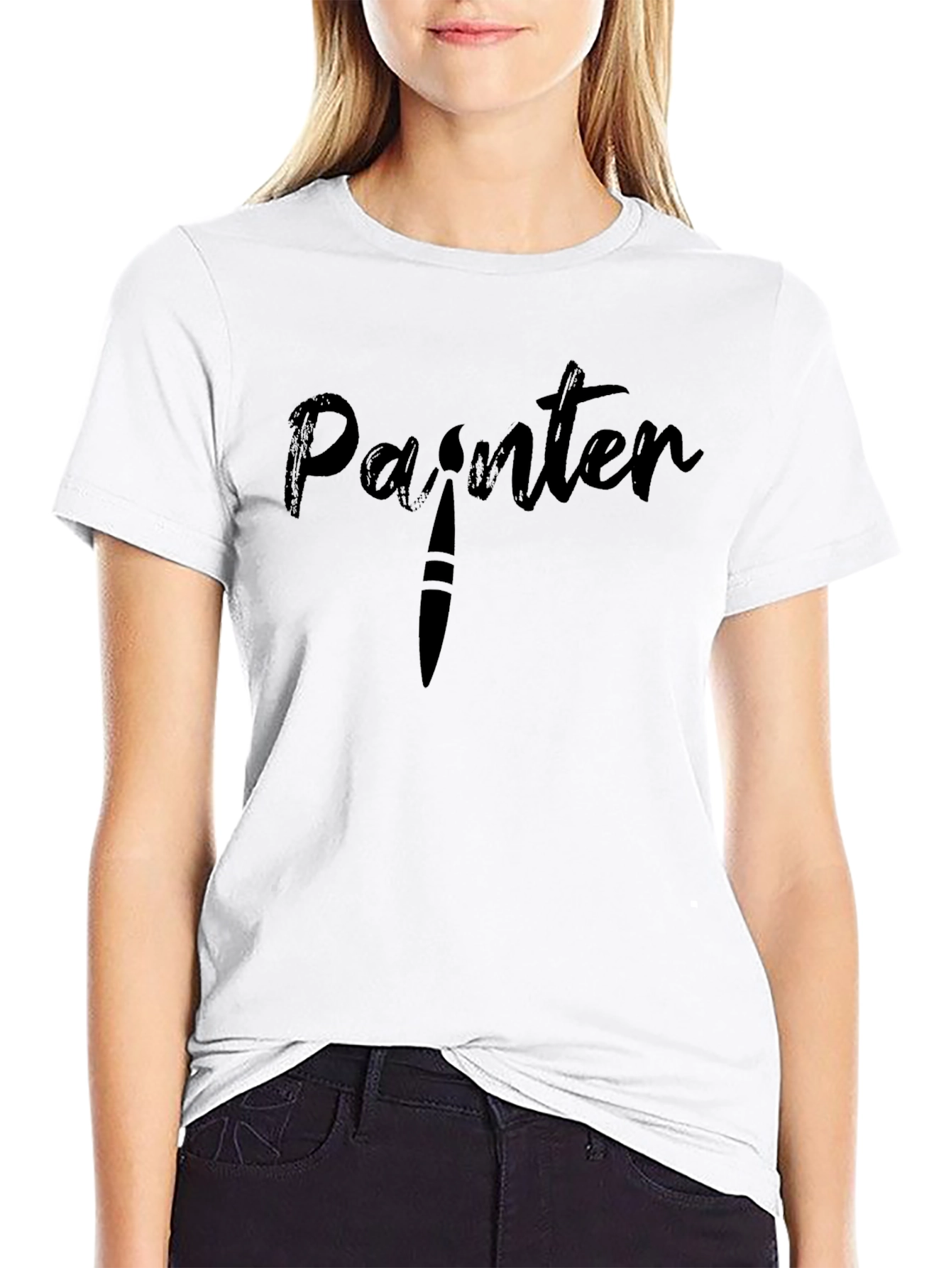 Painter T-Shirt - Artistic Design Soft Cotton