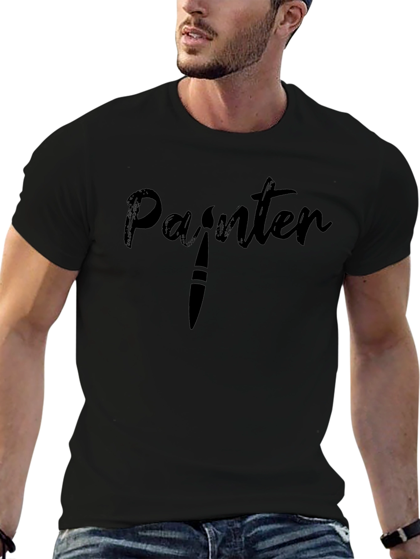 Painter T-Shirt - Artistic Design Soft Cotton