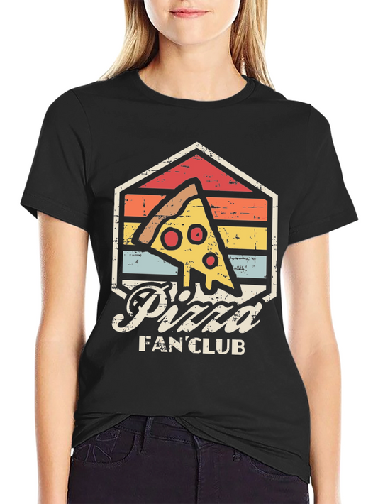 Retro Pizza Fan Club Graphic Tee