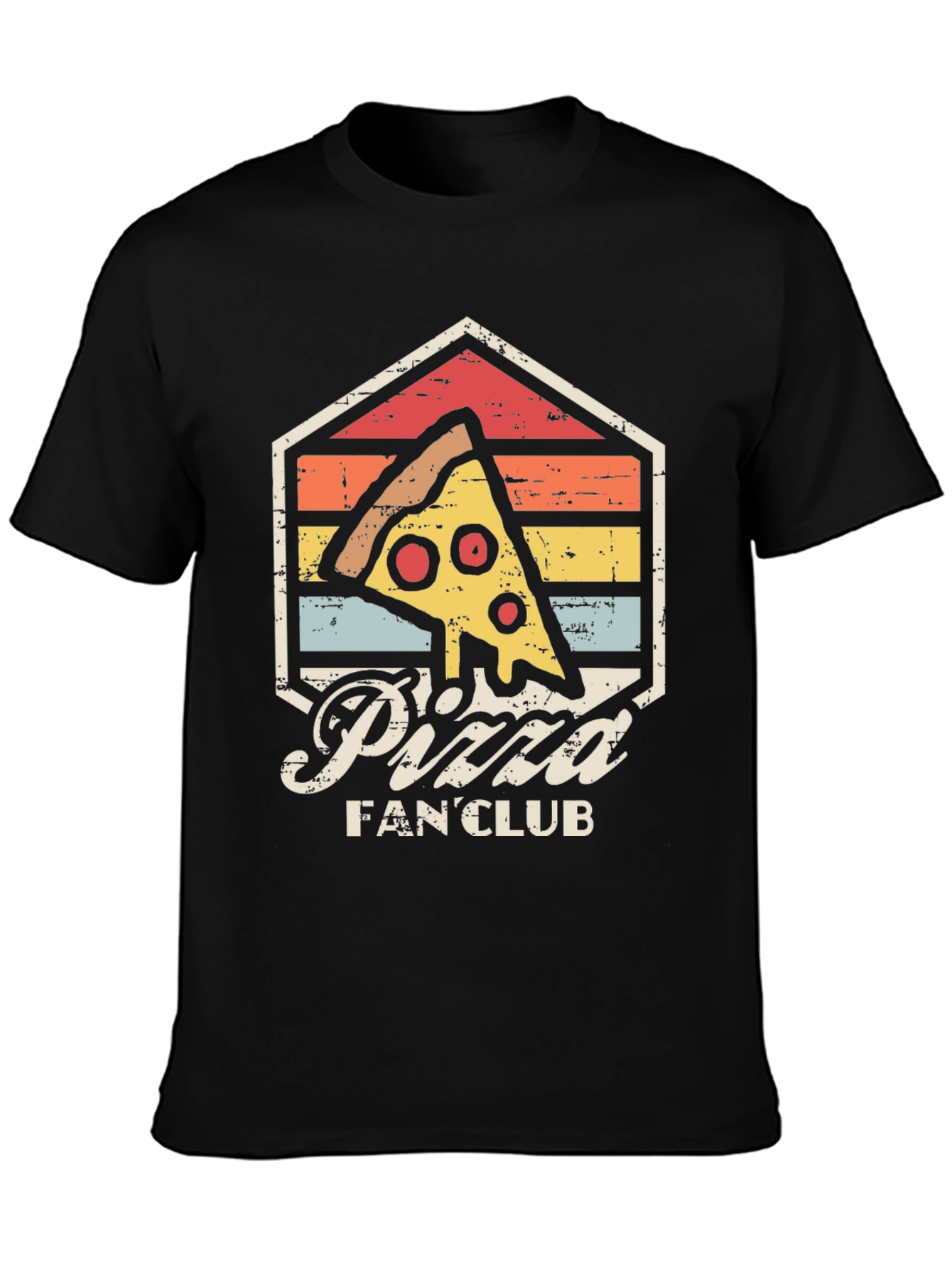Retro Pizza Fan Club Graphic Tee