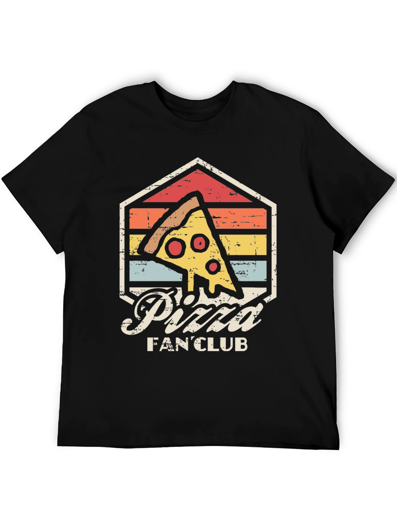 Retro Pizza Fan Club Graphic Tee