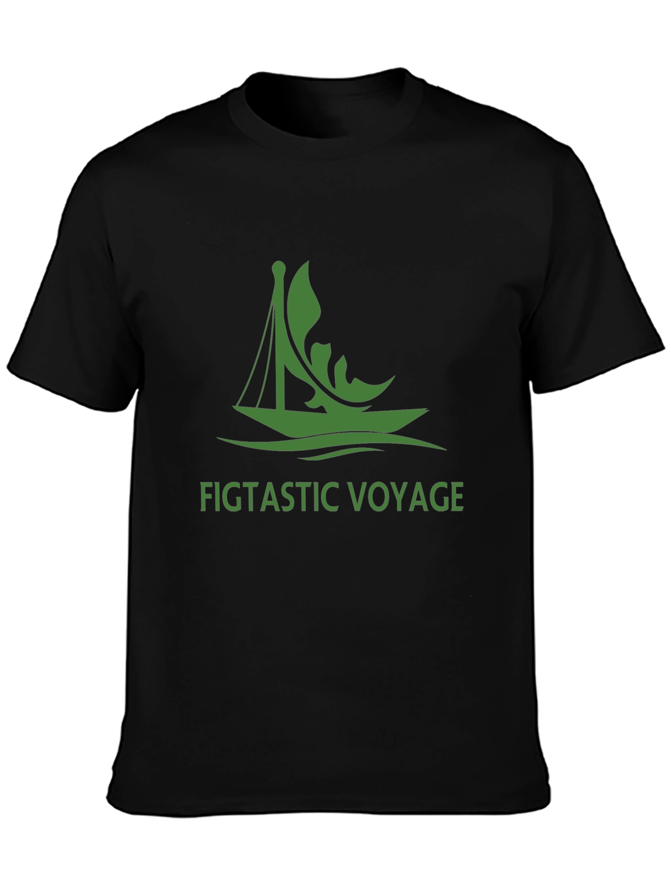 Figtastic Voyage Black Graphic Tee