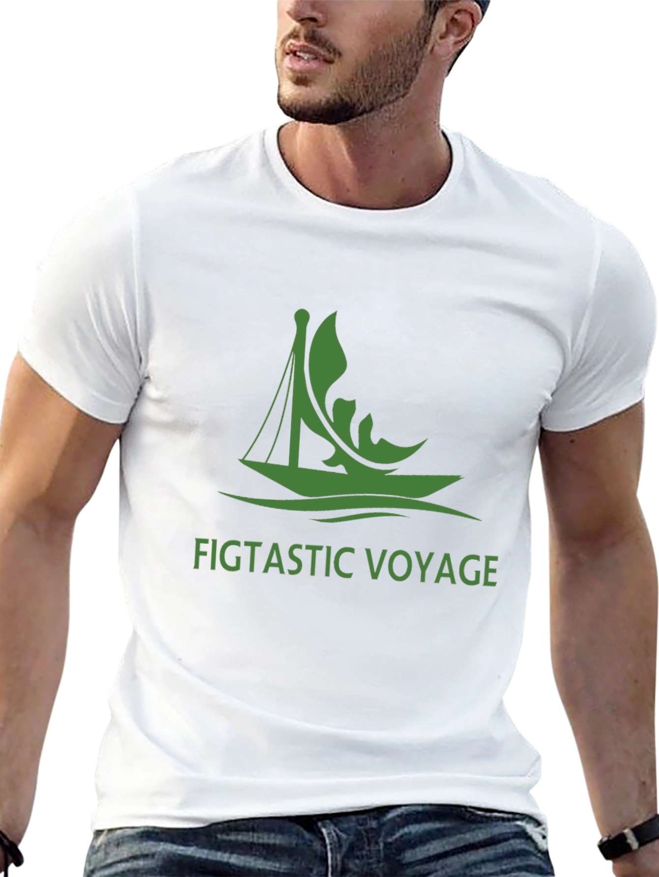 Figtastic Voyage Black Graphic Tee
