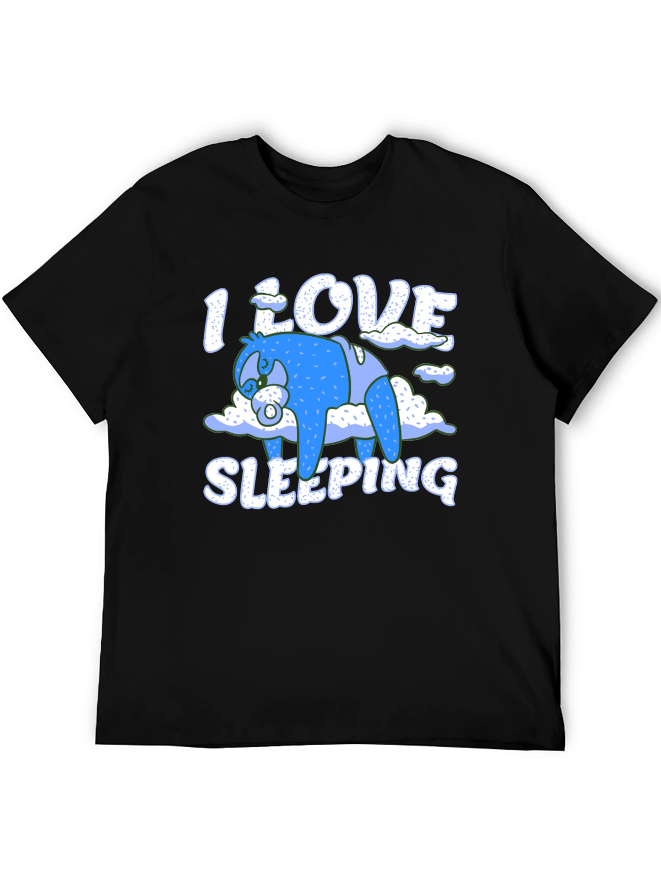 I Love Sleeping Sloth Graphic T-Shirt