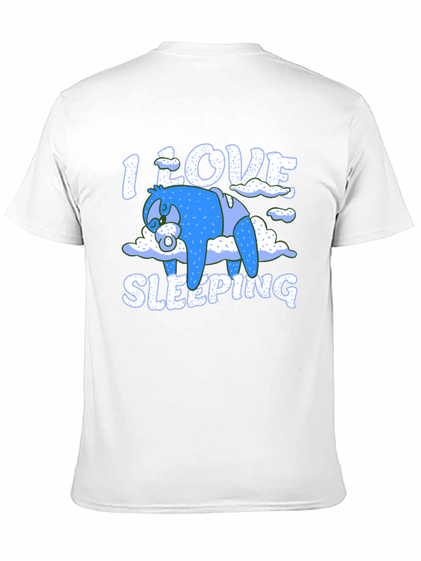 I Love Sleeping Sloth Graphic T-Shirt