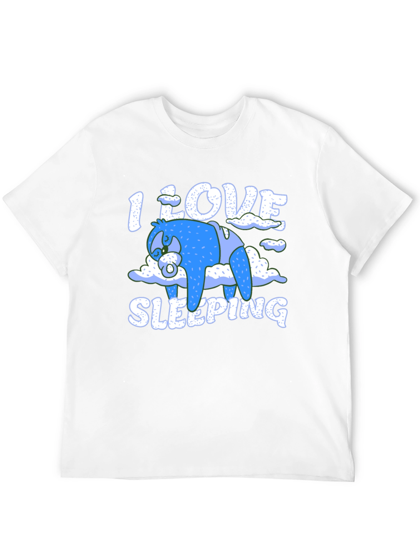 I Love Sleeping Sloth Graphic T-Shirt