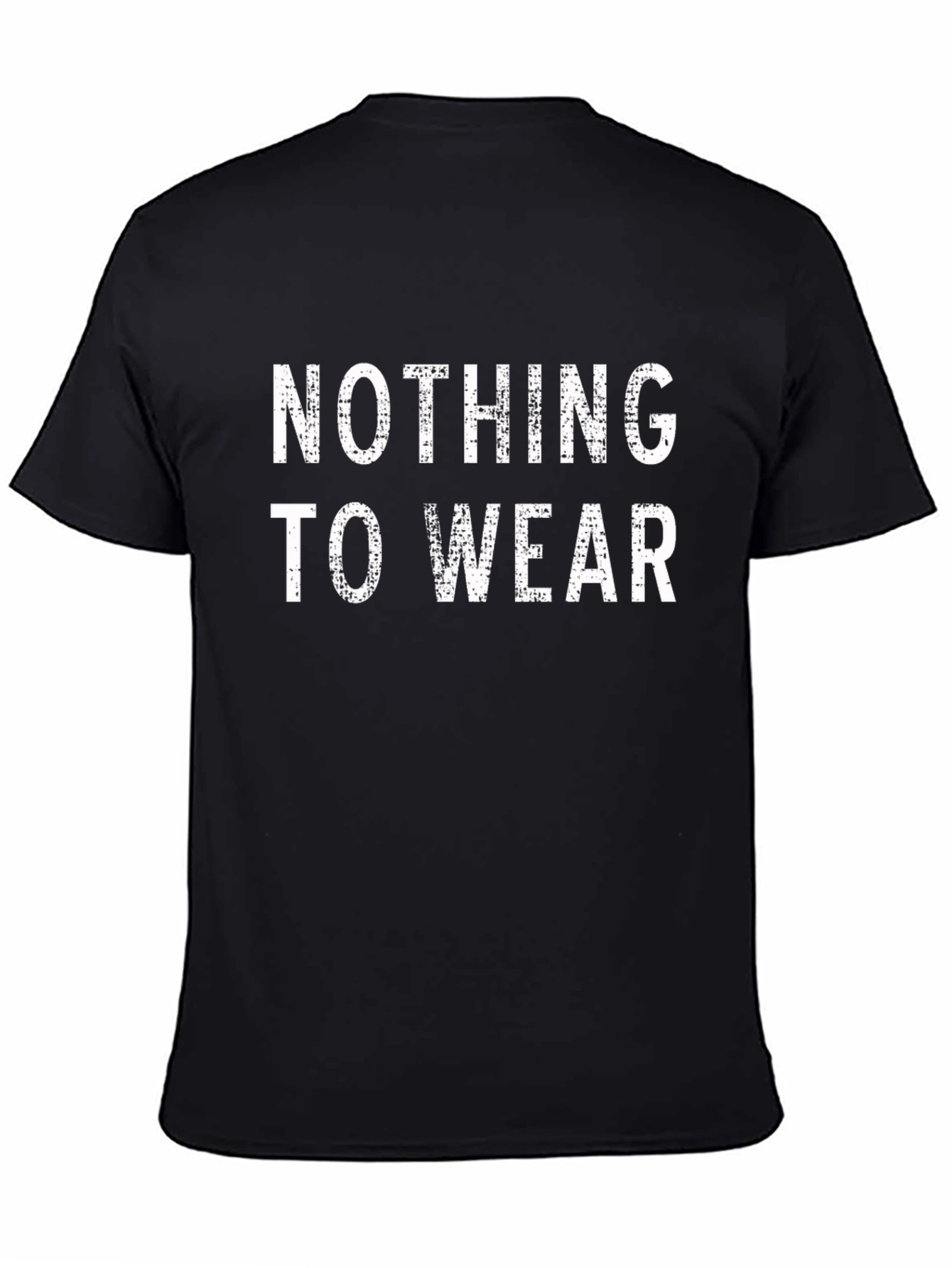 Nothing To Wear Black Graphic Tee