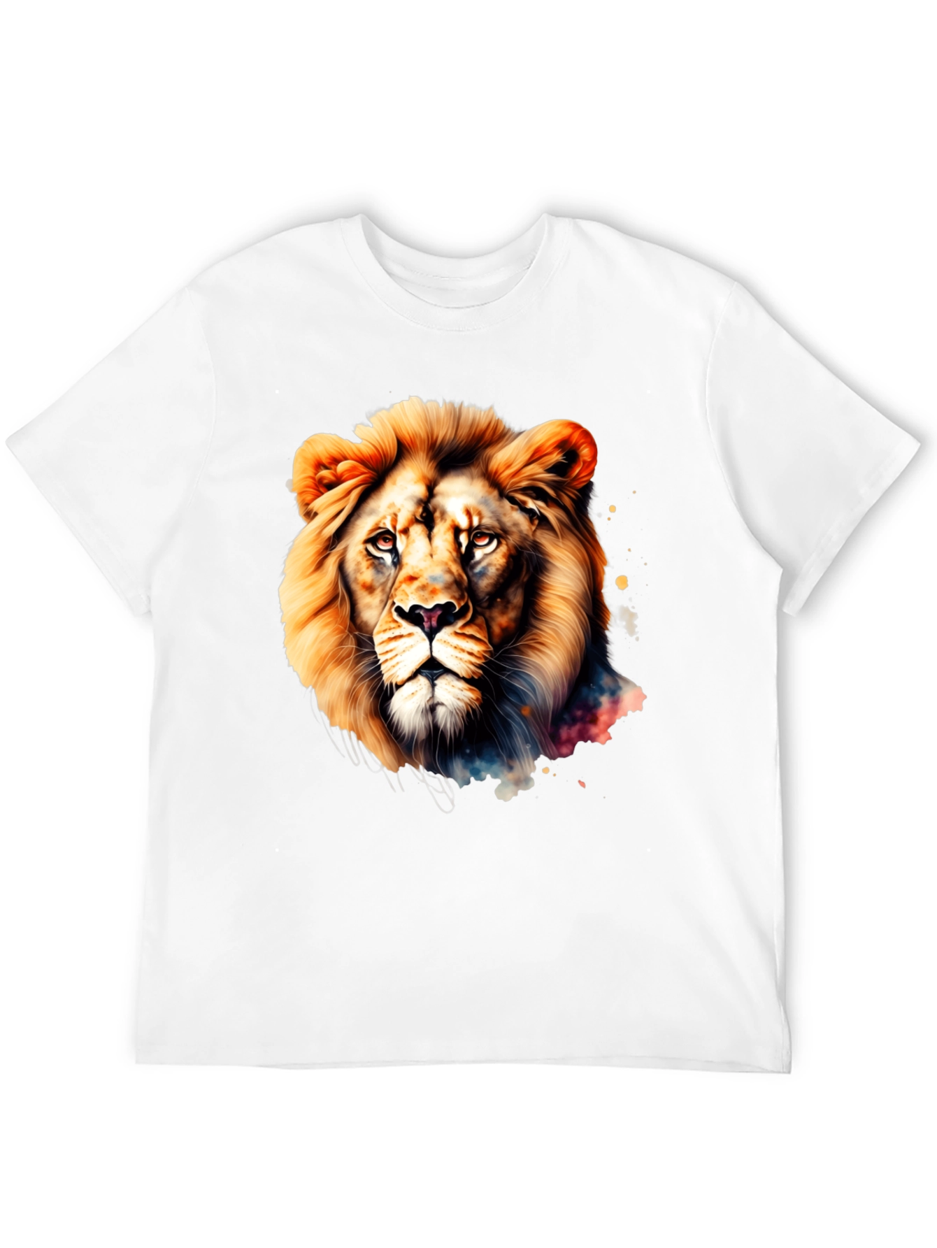 Lion Graphic Tee - Bold Artistic Design
