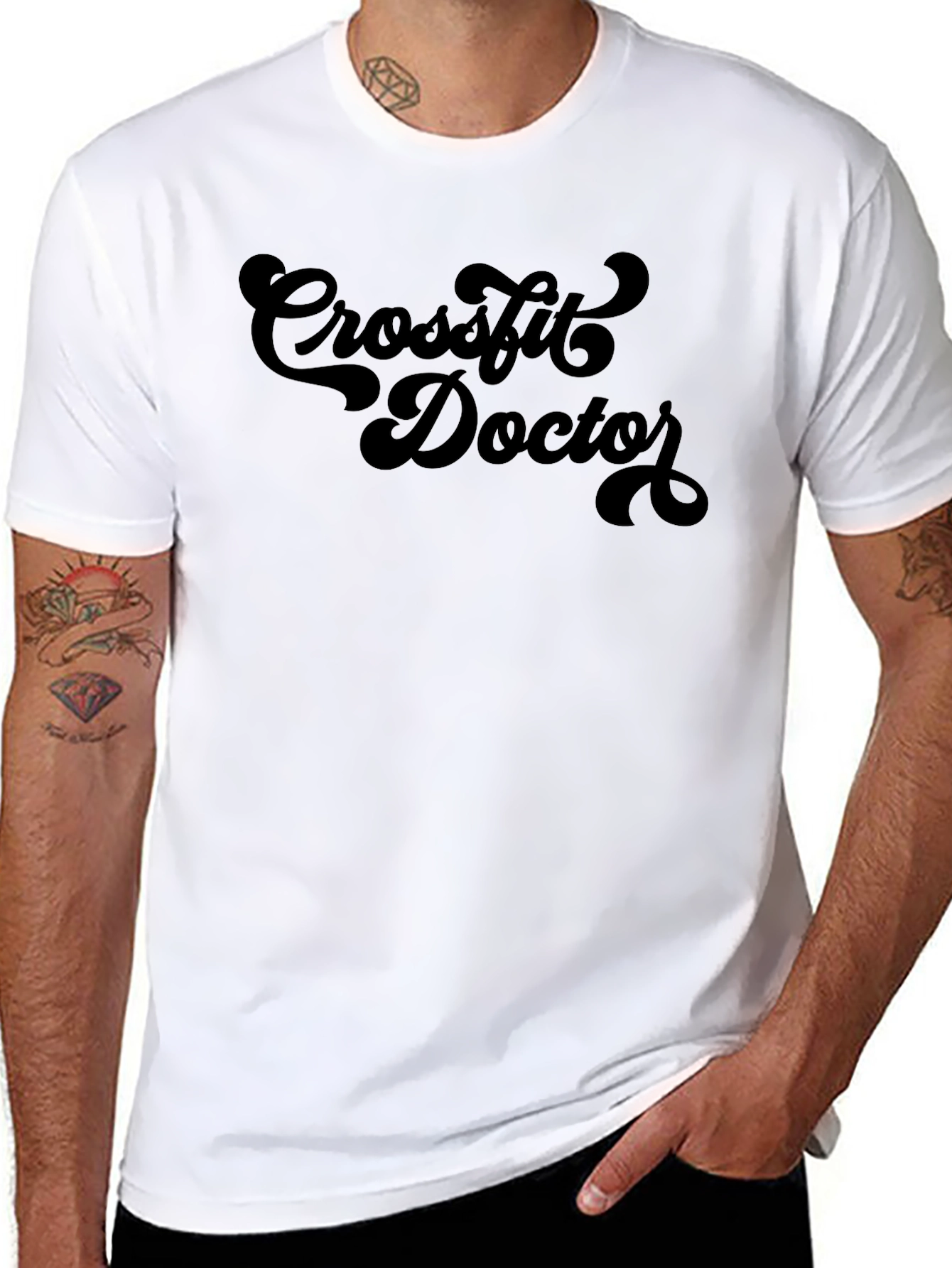 Crossfit Doctor Graphic Tee - Black