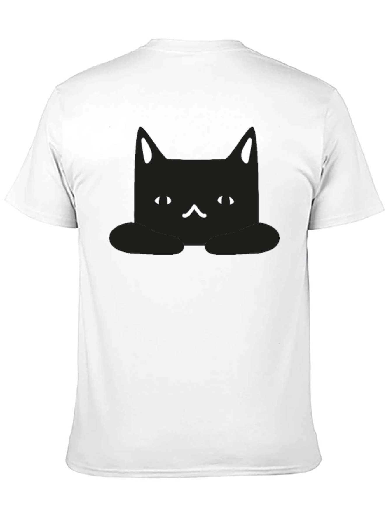 Cute Black Cat Graphic T-Shirt
